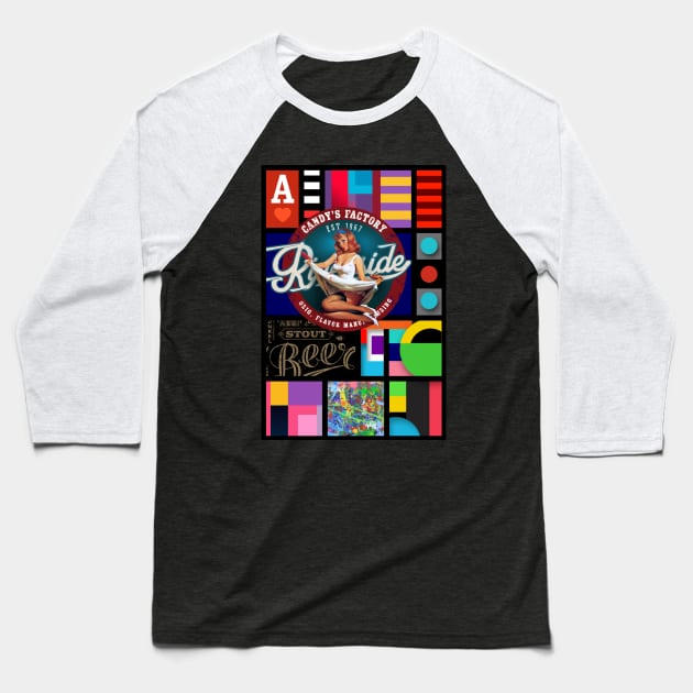 Retro Design V17 Baseball T-Shirt by Trazzo